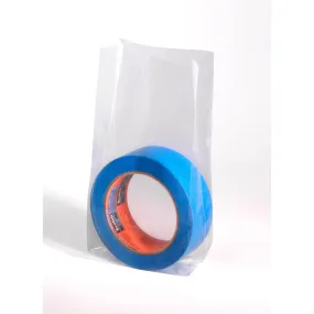 30" x 26" x 60" x 1.5 mil Clear Eco-Manufactured Plastic Side-Gusseted Bags (Roll of 100)