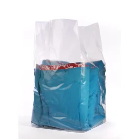 48" x 30" x 72" x 2 mil Clear Eco-Manufactured Plastic Side-Gusseted Bags (Roll of 80)