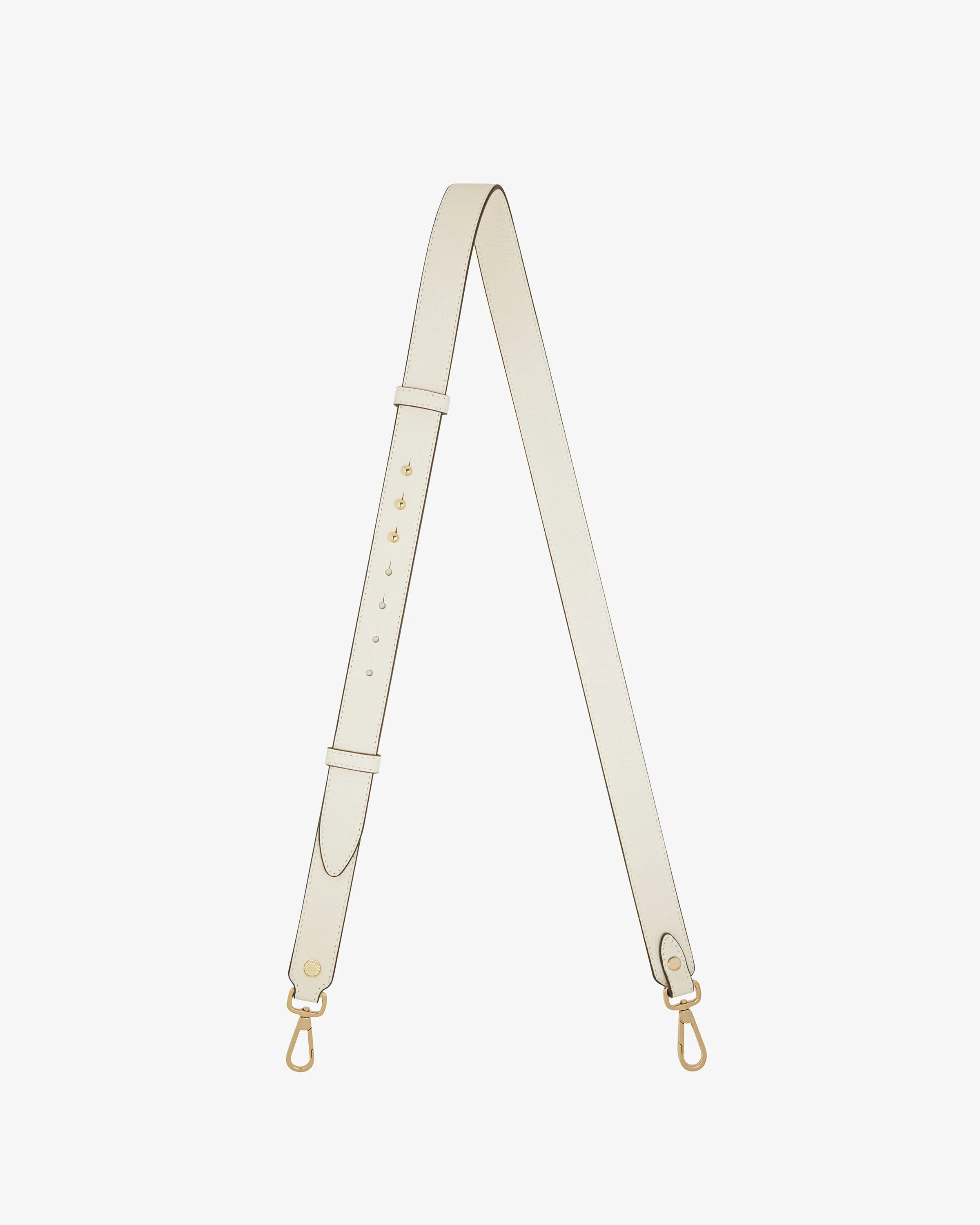 Adjustable Leather Strap - Leather Vanilla/Marron Edge