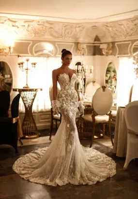 Amelie Beautiful White Evening Dress