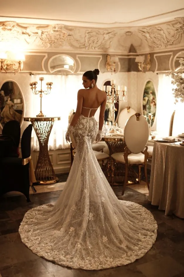 Amelie Beautiful White Evening Dress