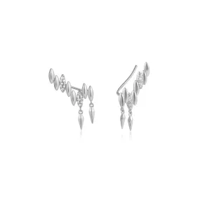 Ania Haie Silver Spike Climber Stud Earrings E051-03H