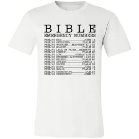 Bible Emergency Numbers Short-Sleeve T-Shirt