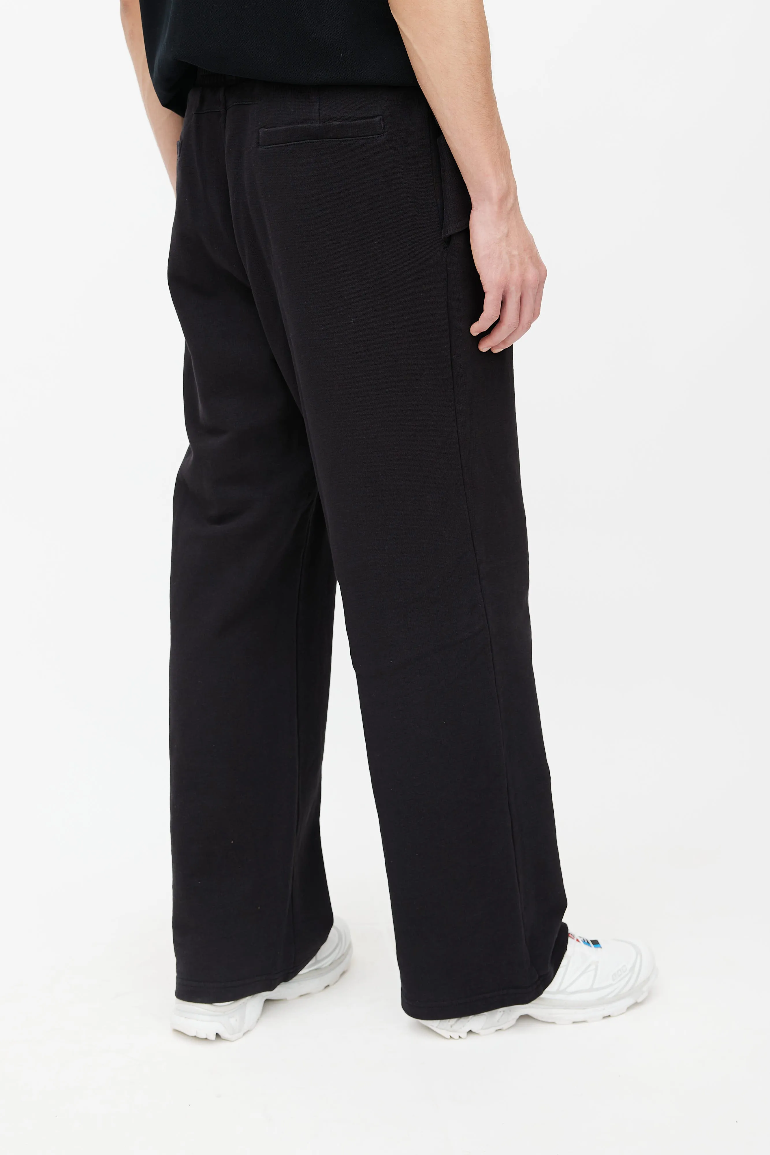 Black Front Band Lounge Pant