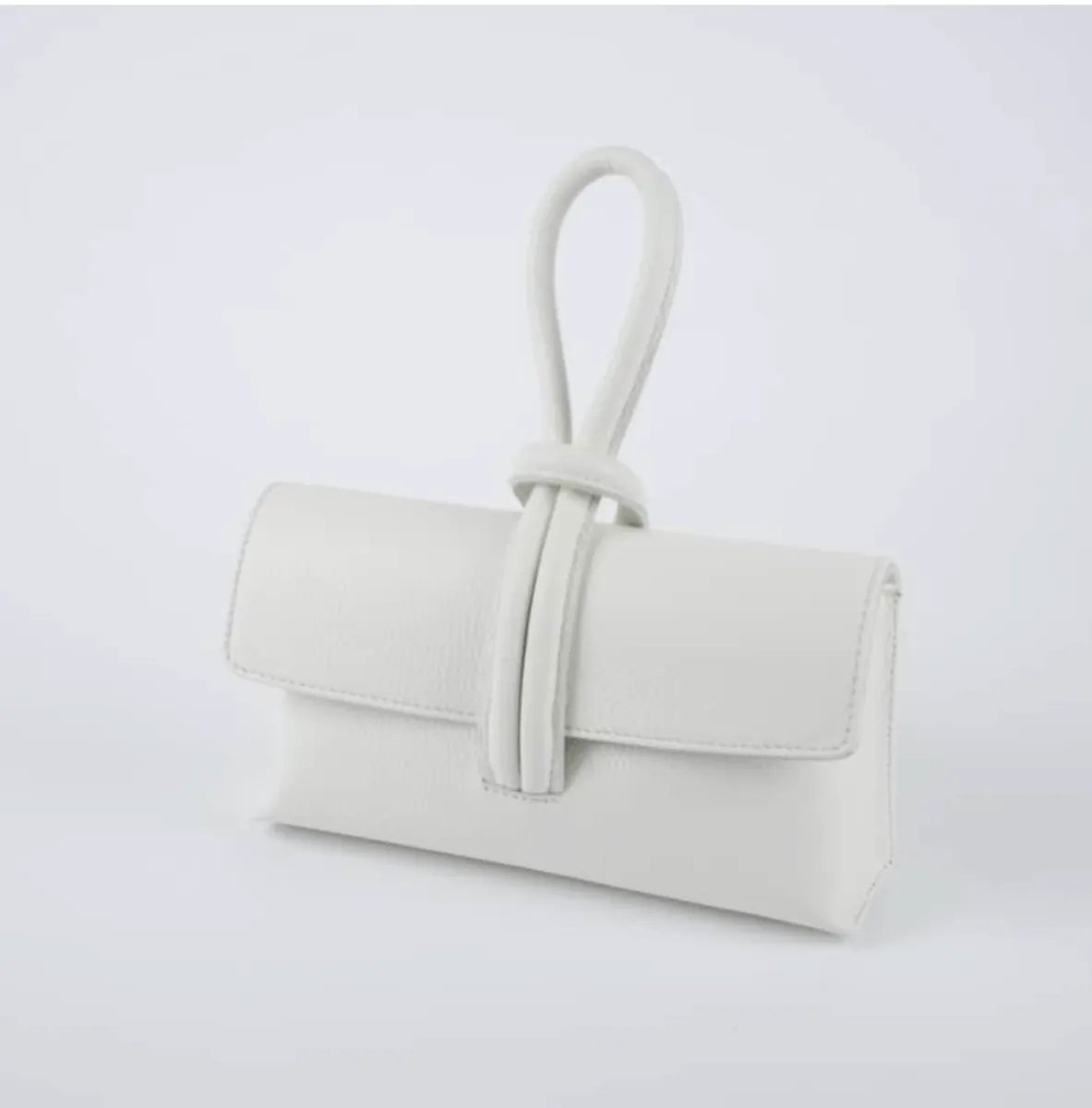 Black Modern Leather Clutch & Crossbody