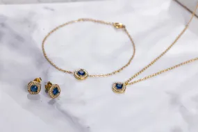Blue rosetta set
