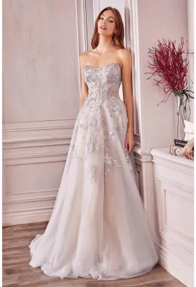 Bluish Evening Dress