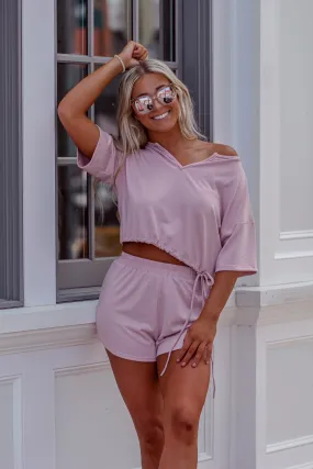 Blush French Terry Lounge Set