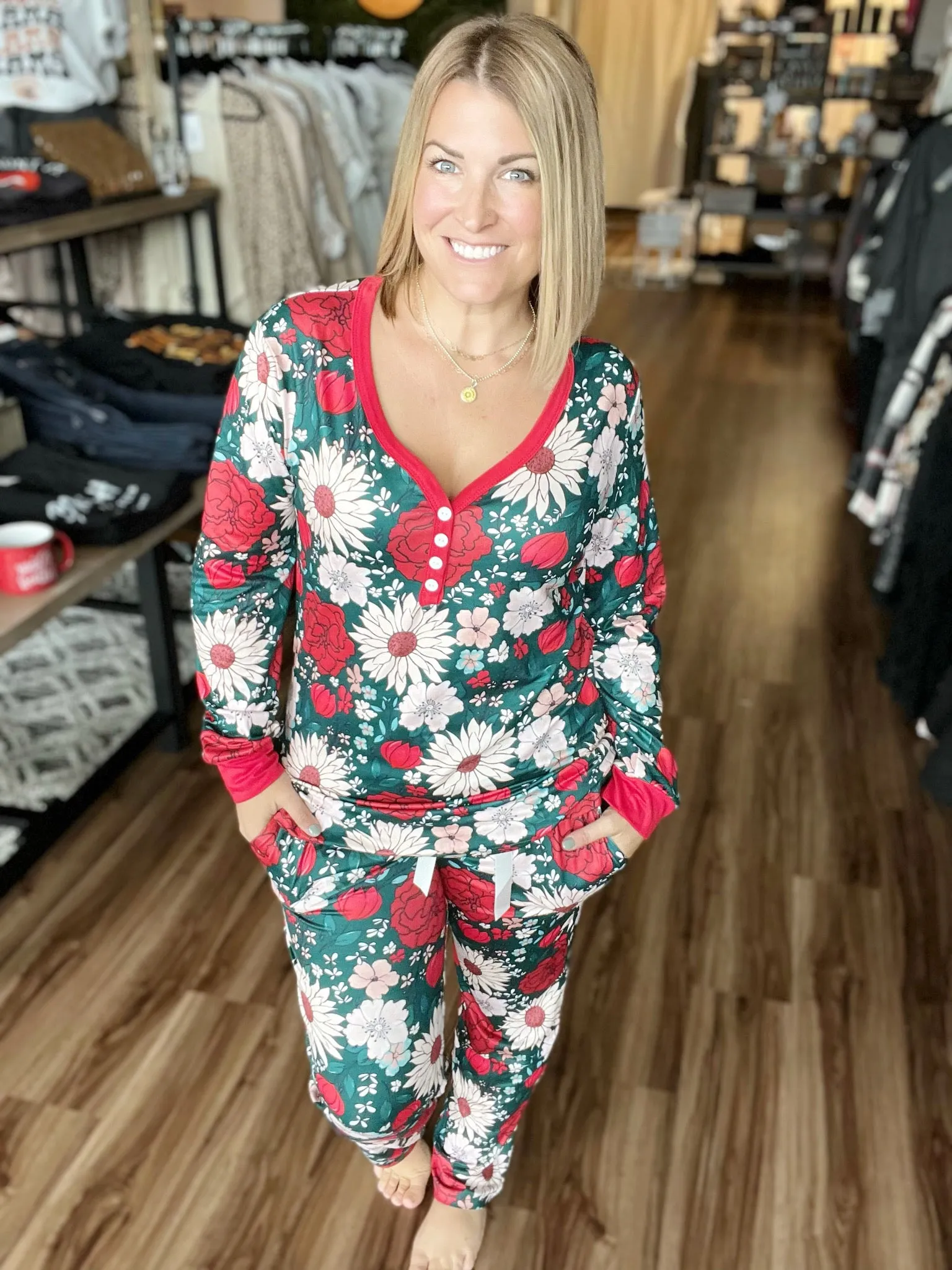 Boho Floral Two-Piece Jammies