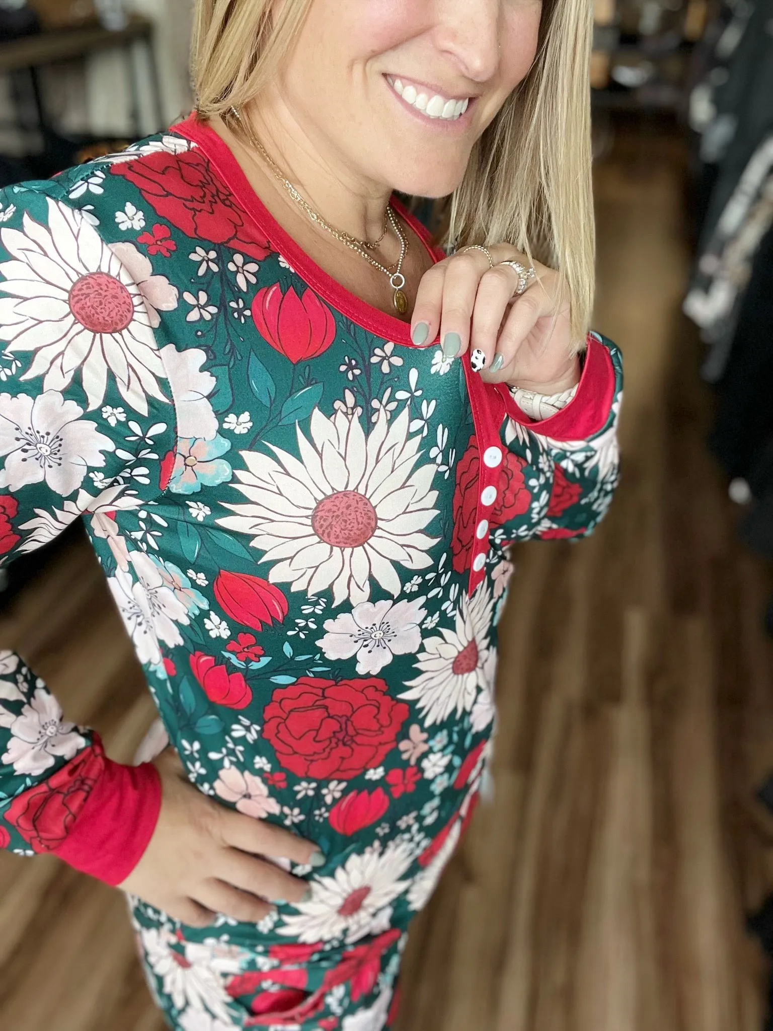 Boho Floral Two-Piece Jammies