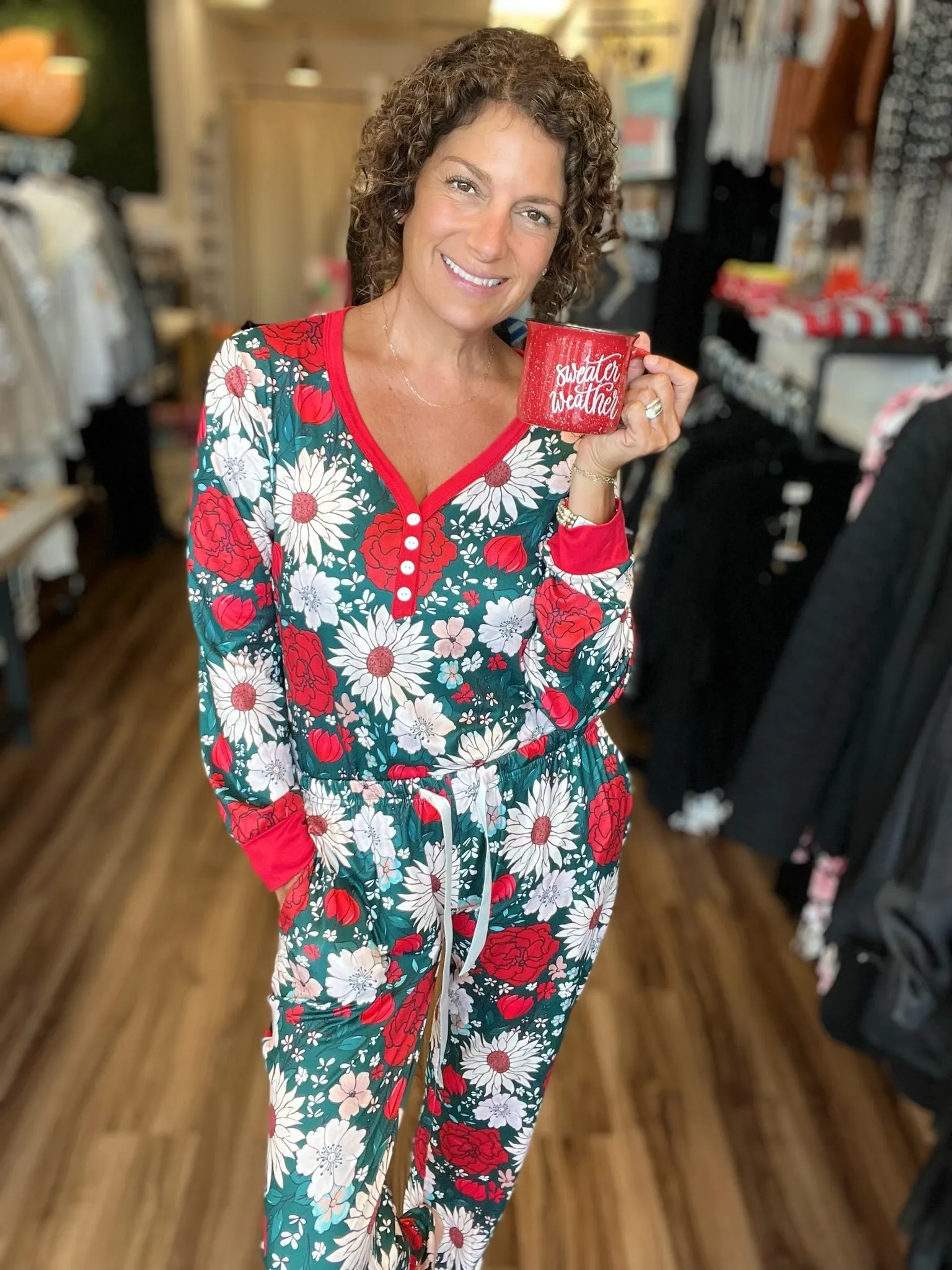 Boho Floral Two-Piece Jammies