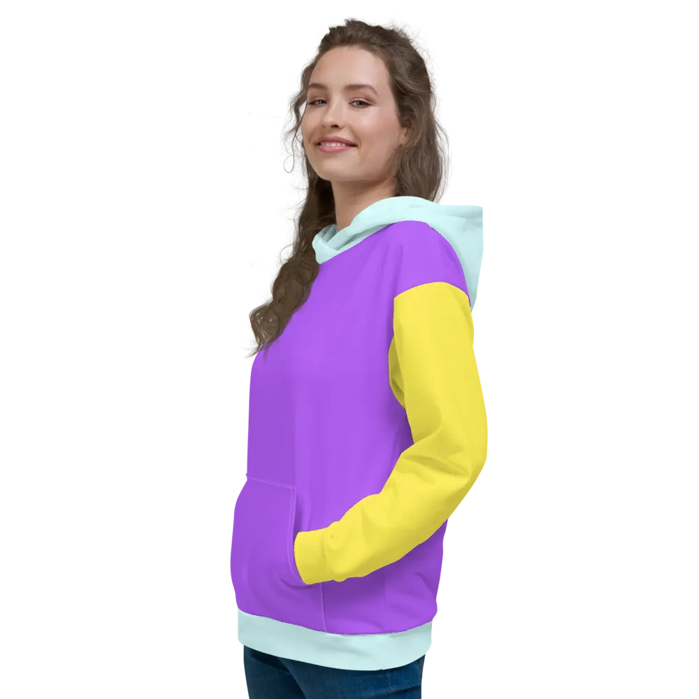 Color Block Unisex Adult Hoodie