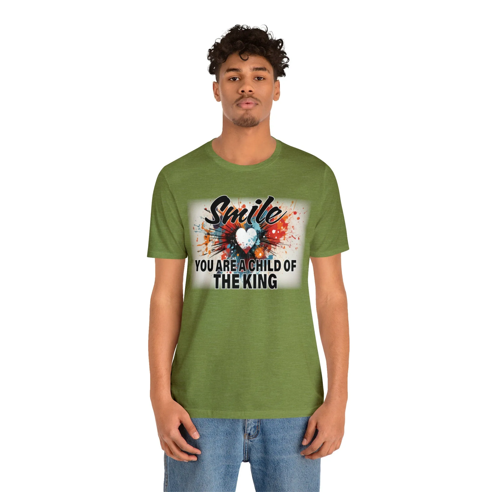 Concert T-shirt Smile child of The King | Inspirational t shirts | Motivational Positive Vibes Shirt | Trendy clothe