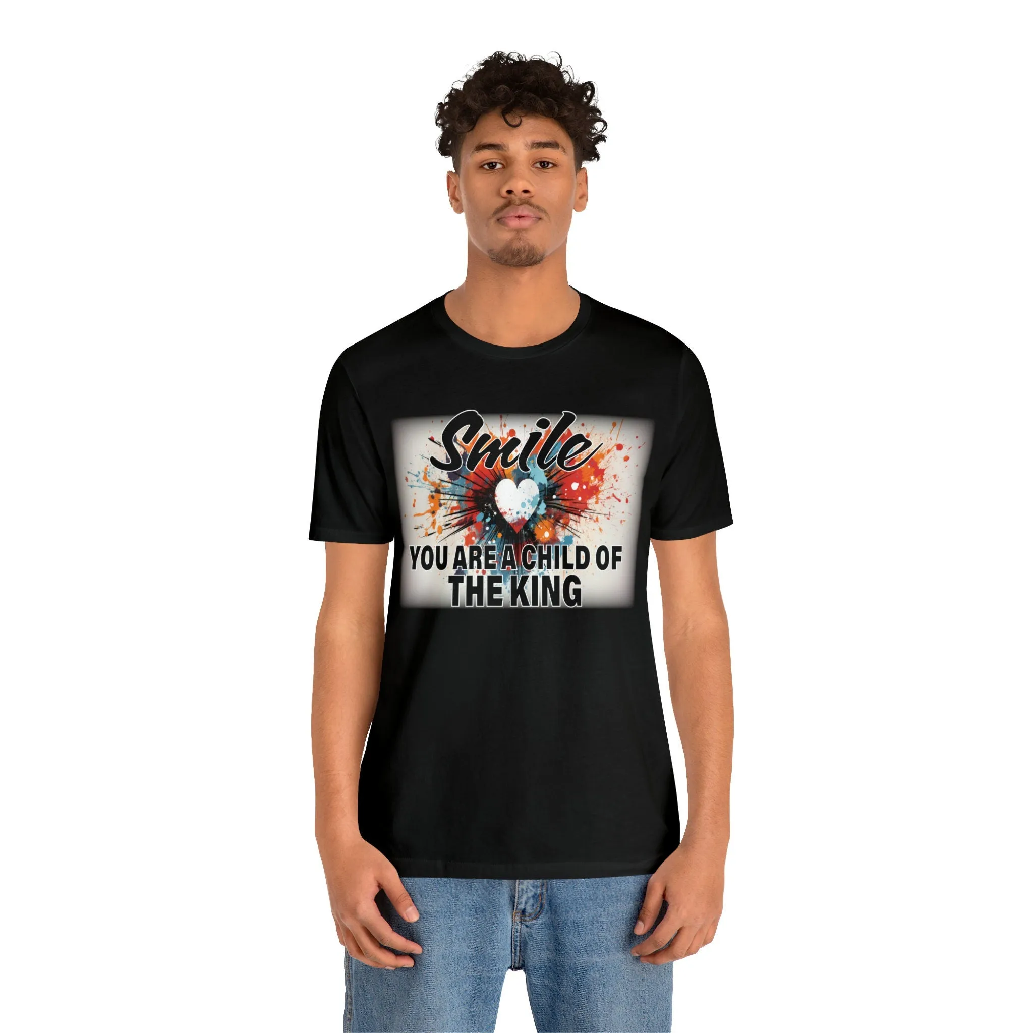 Concert T-shirt Smile child of The King | Inspirational t shirts | Motivational Positive Vibes Shirt | Trendy clothe
