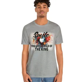 Concert T-shirt Smile child of The King | Inspirational t shirts | Motivational Positive Vibes Shirt | Trendy clothe
