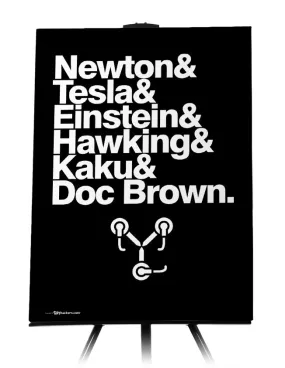 Dr. Emmett Brown is the Smartest Around Canvas