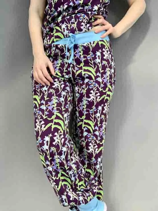DUNS Adult Baggy Pants - Campanula Gothic Grape