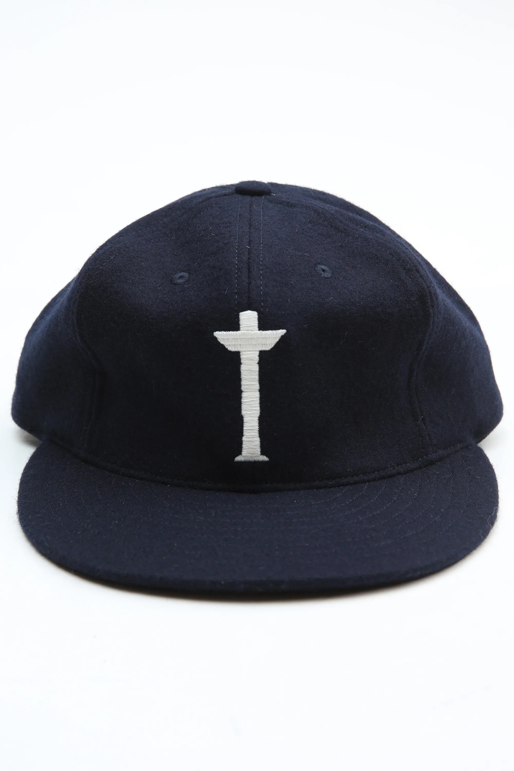 Ebbets x Totem Brand Co. Cap - Navy Wool - EXCLUSIVE