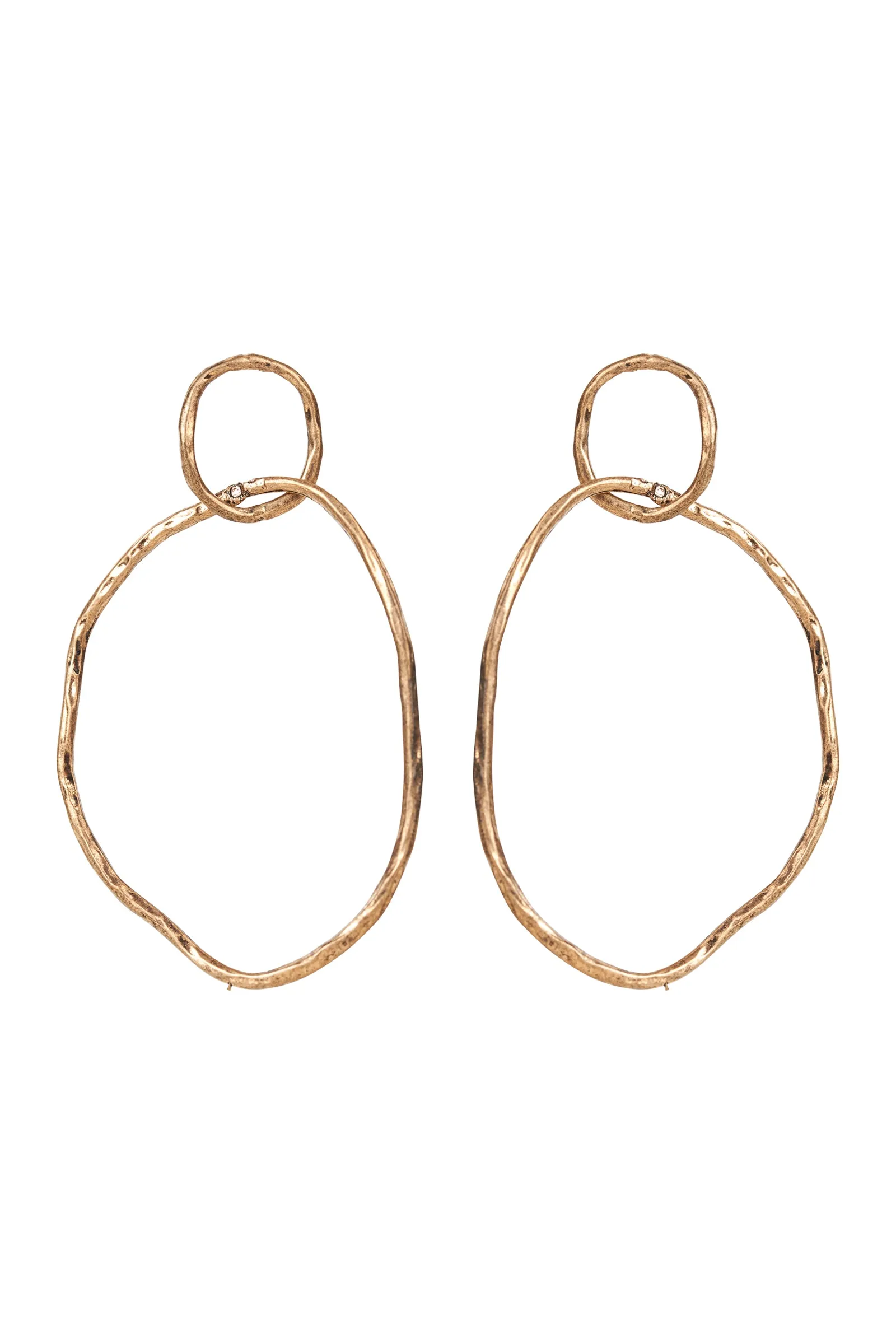 Est Earring - Gold Link