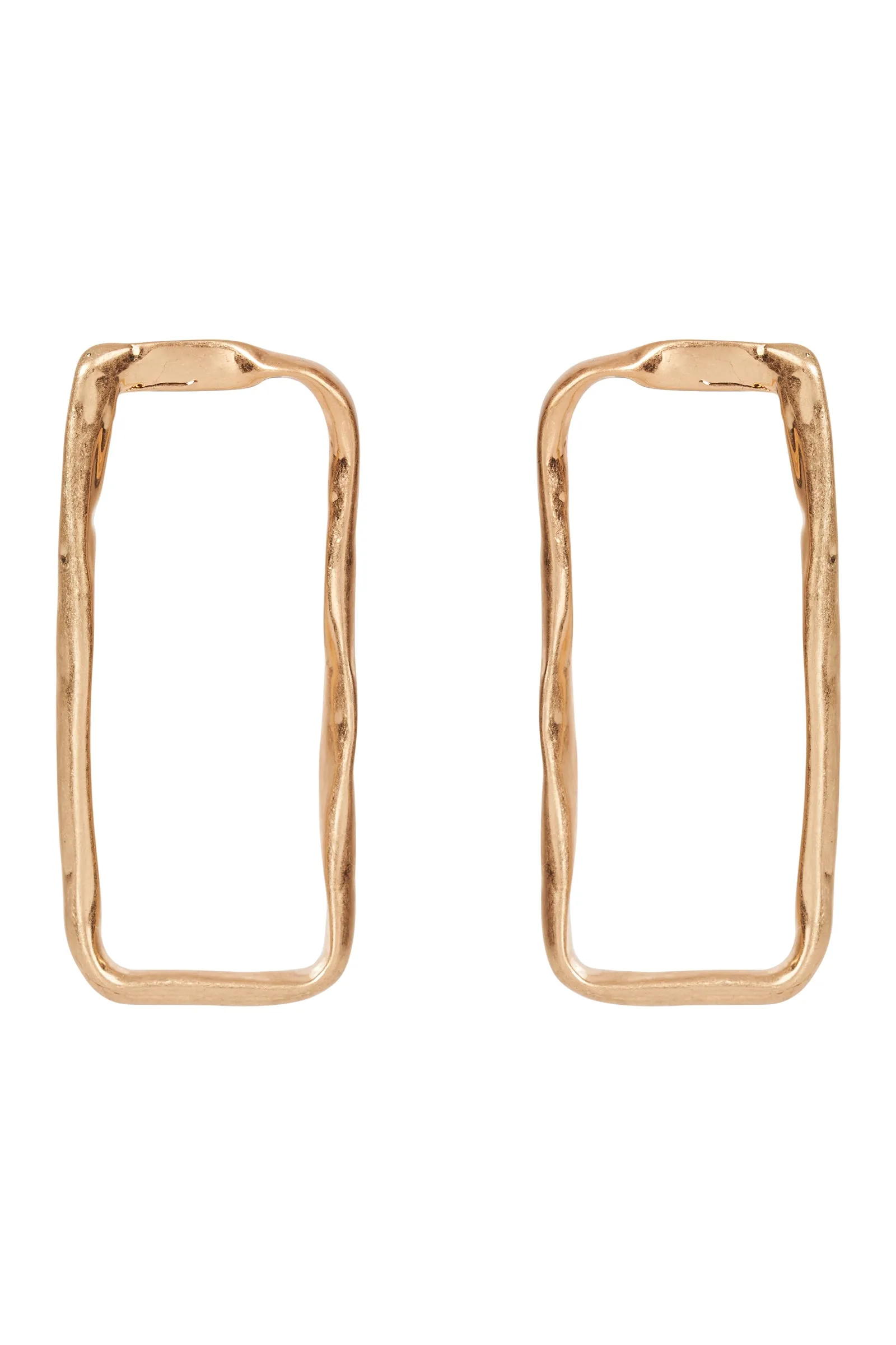 Est Earring - Gold Rectangle