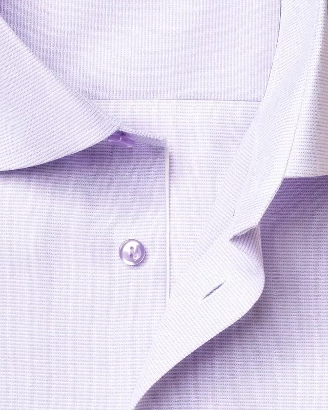 ETON Twill Long Sleeve Shirt SC Classic Fit MID PURPLE