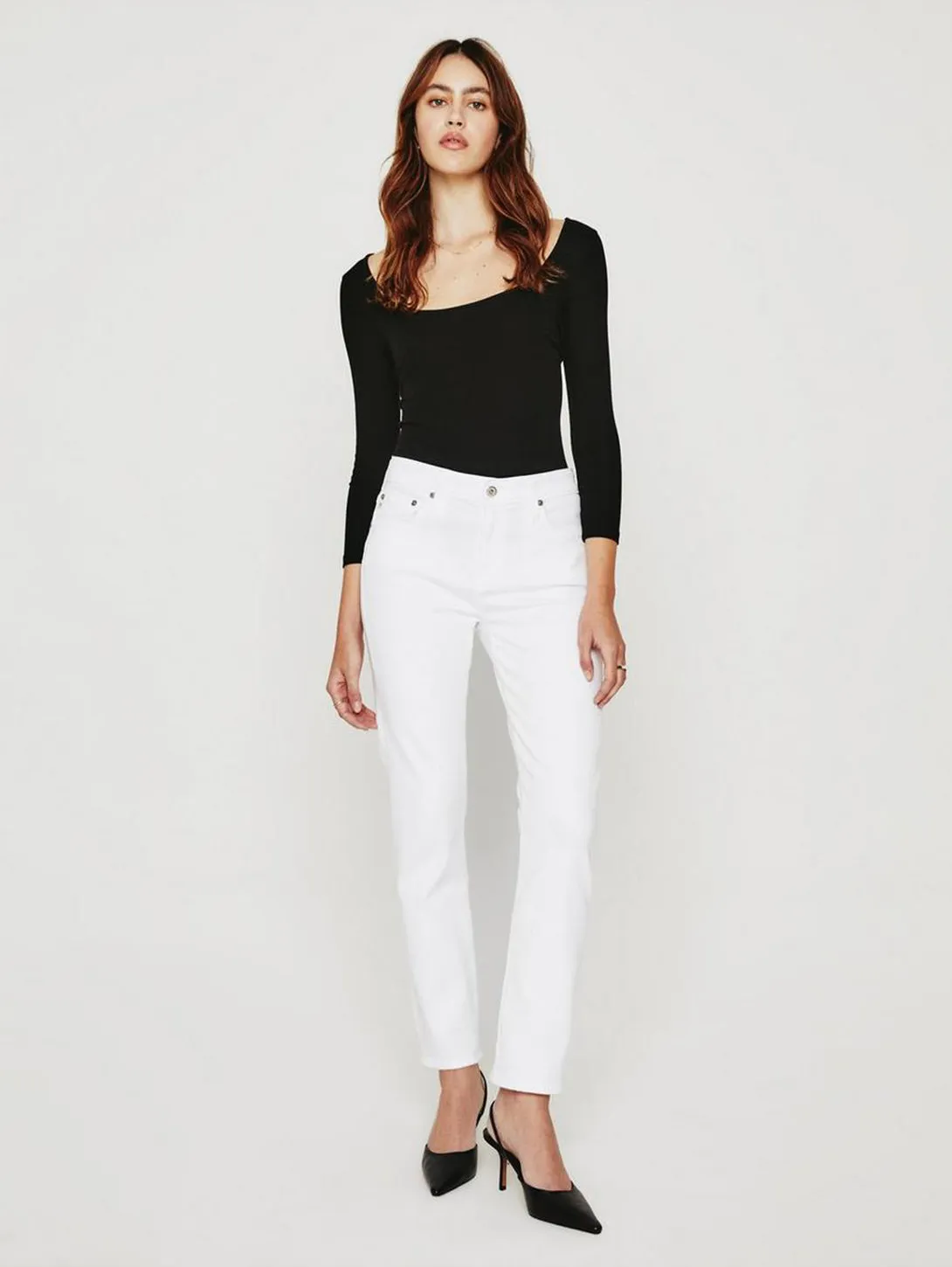 Ex-Boyfriend Slim Straight Jean - 1 Yr White