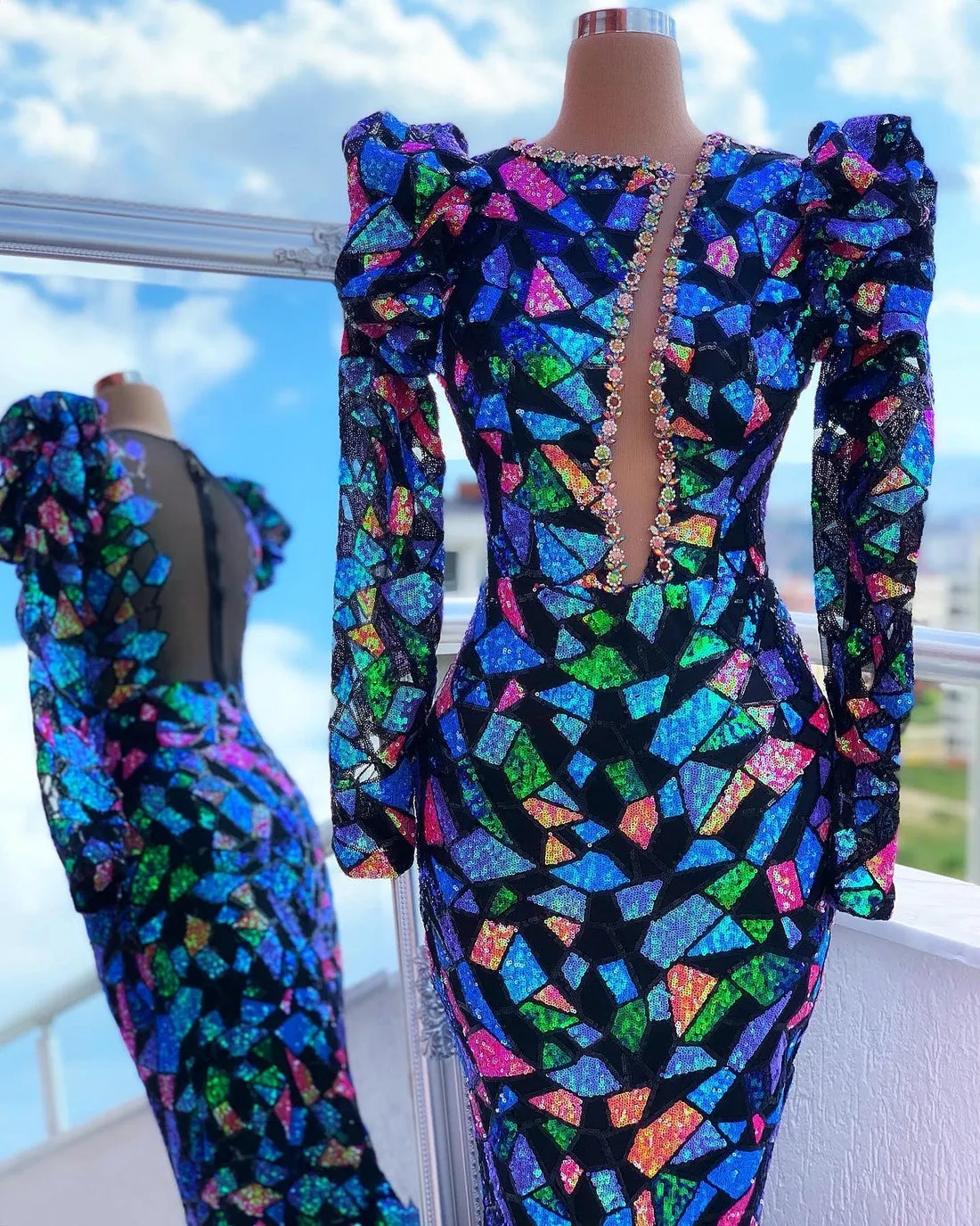 Exuberant Evening Dress