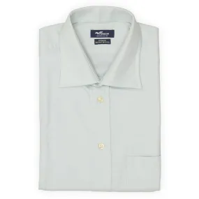 FENICIA Gray Royal Oxford Cotton Short Sleeve Shirt EU XL NEW US 17
