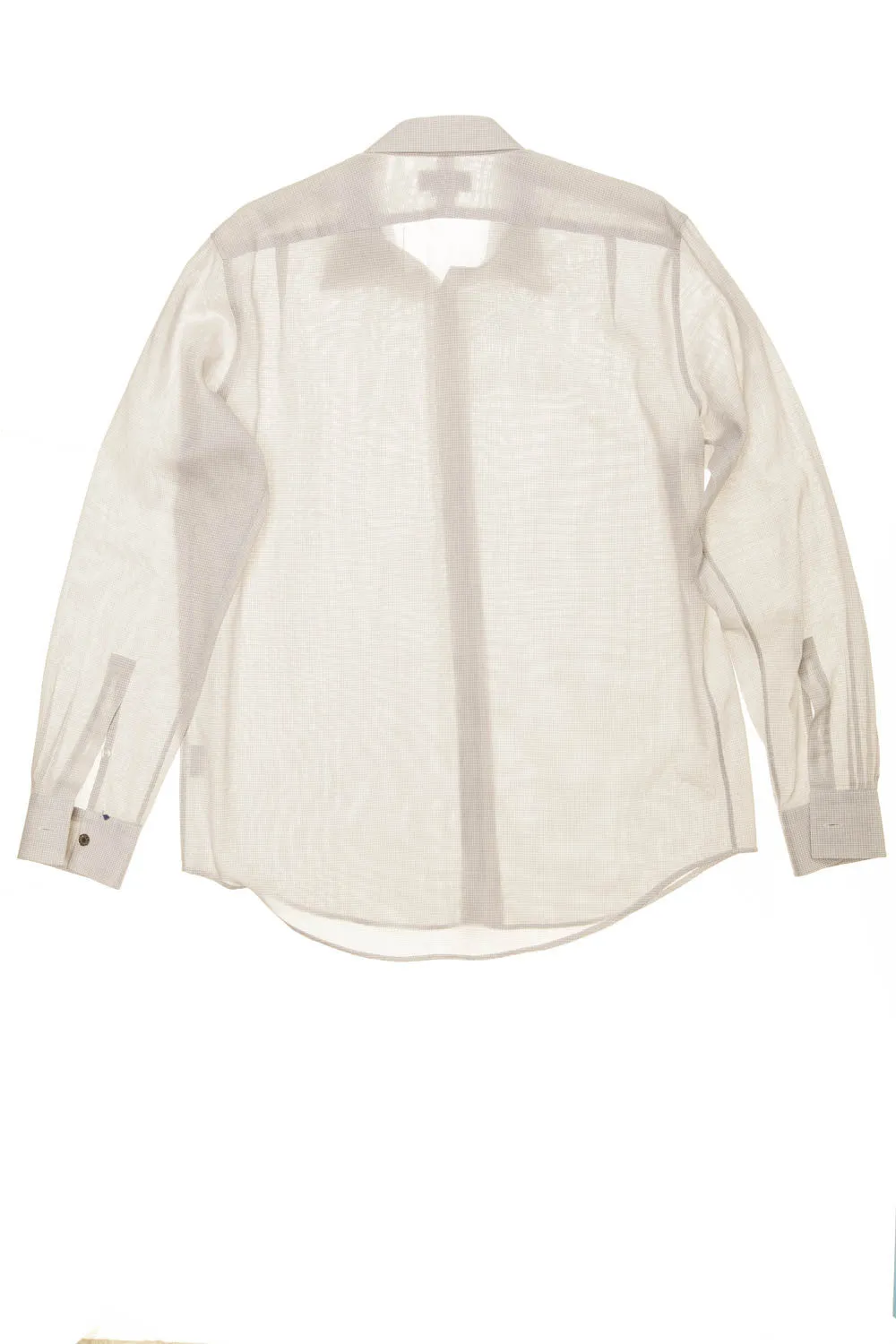 Hermes - Long Sleeve Button Up Plaid Shirt - IT 42