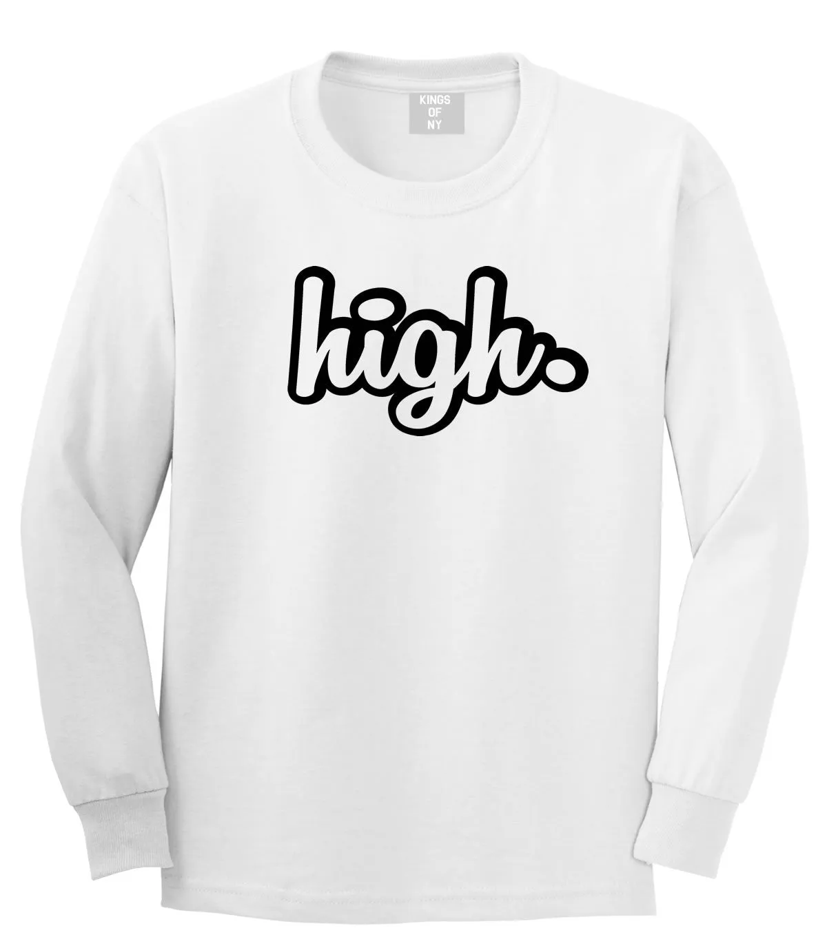 High Outline Weed Long Sleeve T-Shirt
