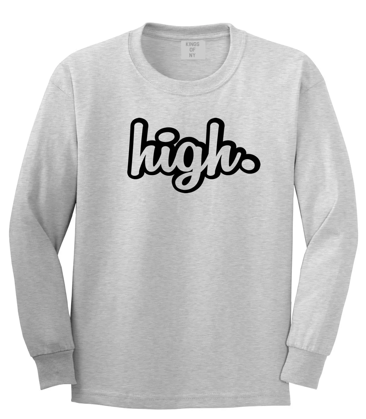 High Outline Weed Long Sleeve T-Shirt