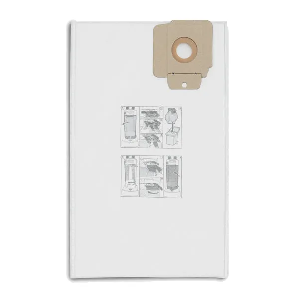KARCHER 10 Pack Filter 3 Ply Vacuum Bags For T 10/1 & T 12/1