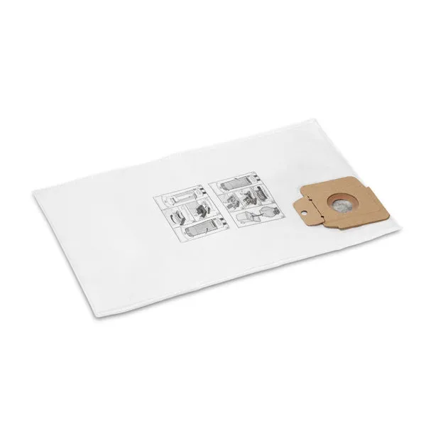 KARCHER 10 Pack Filter 3 Ply Vacuum Bags For T 10/1 & T 12/1