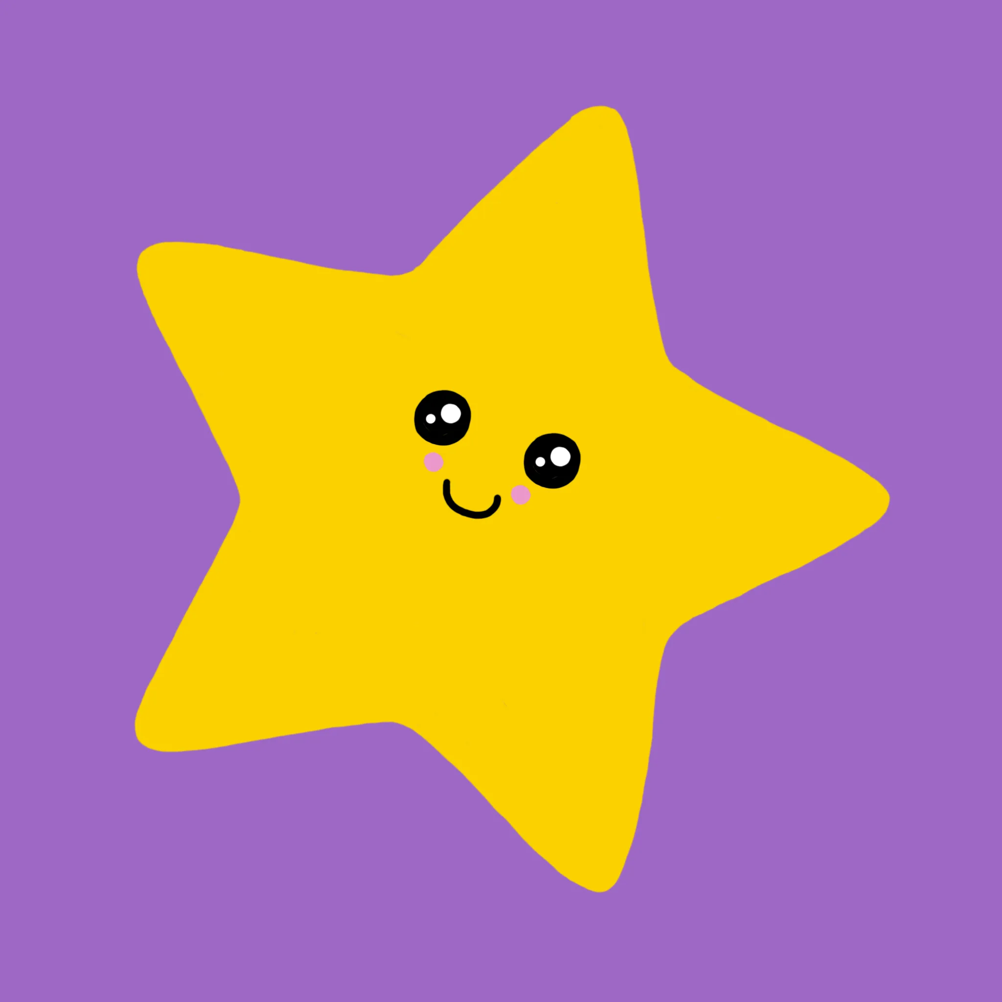 Kawaii Stars Tee (Kids 2T-7)