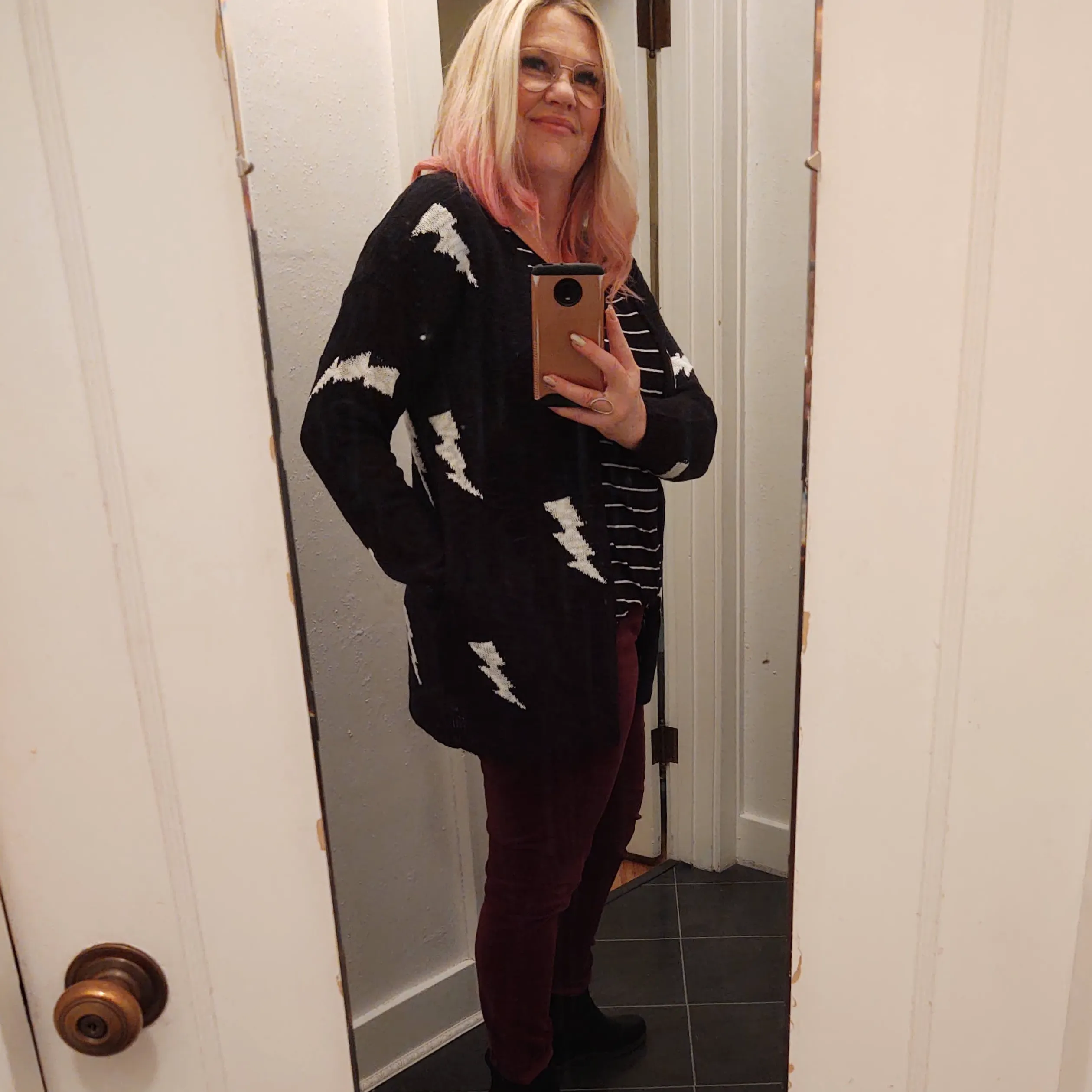 Lightning Strikes Cardigan