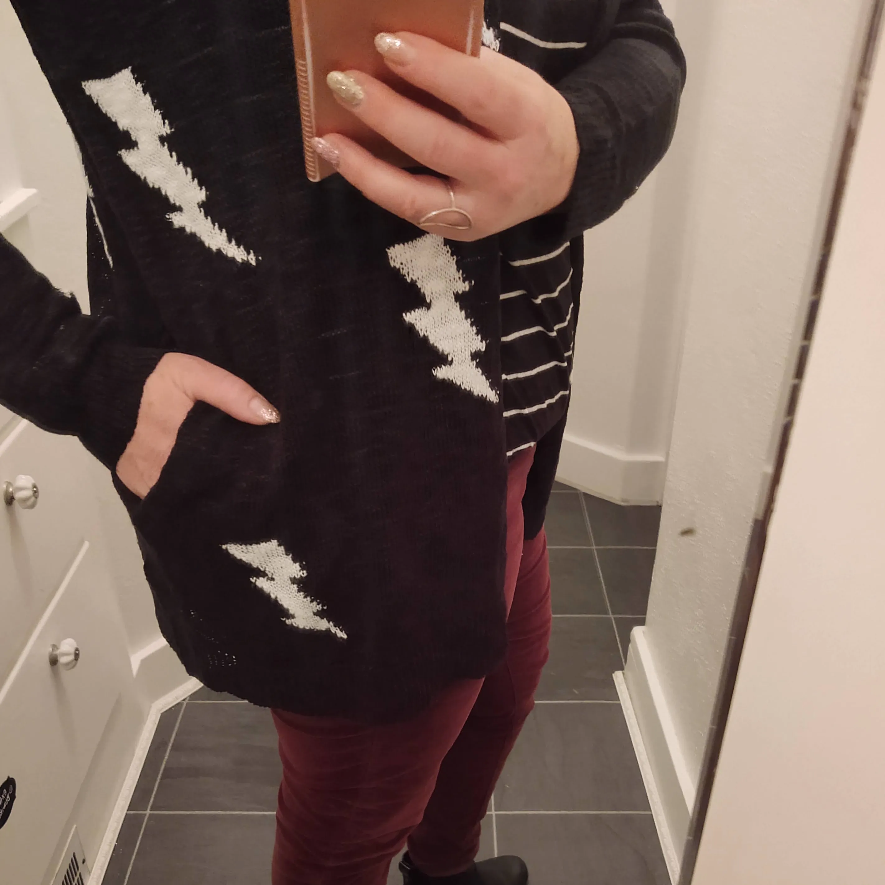 Lightning Strikes Cardigan