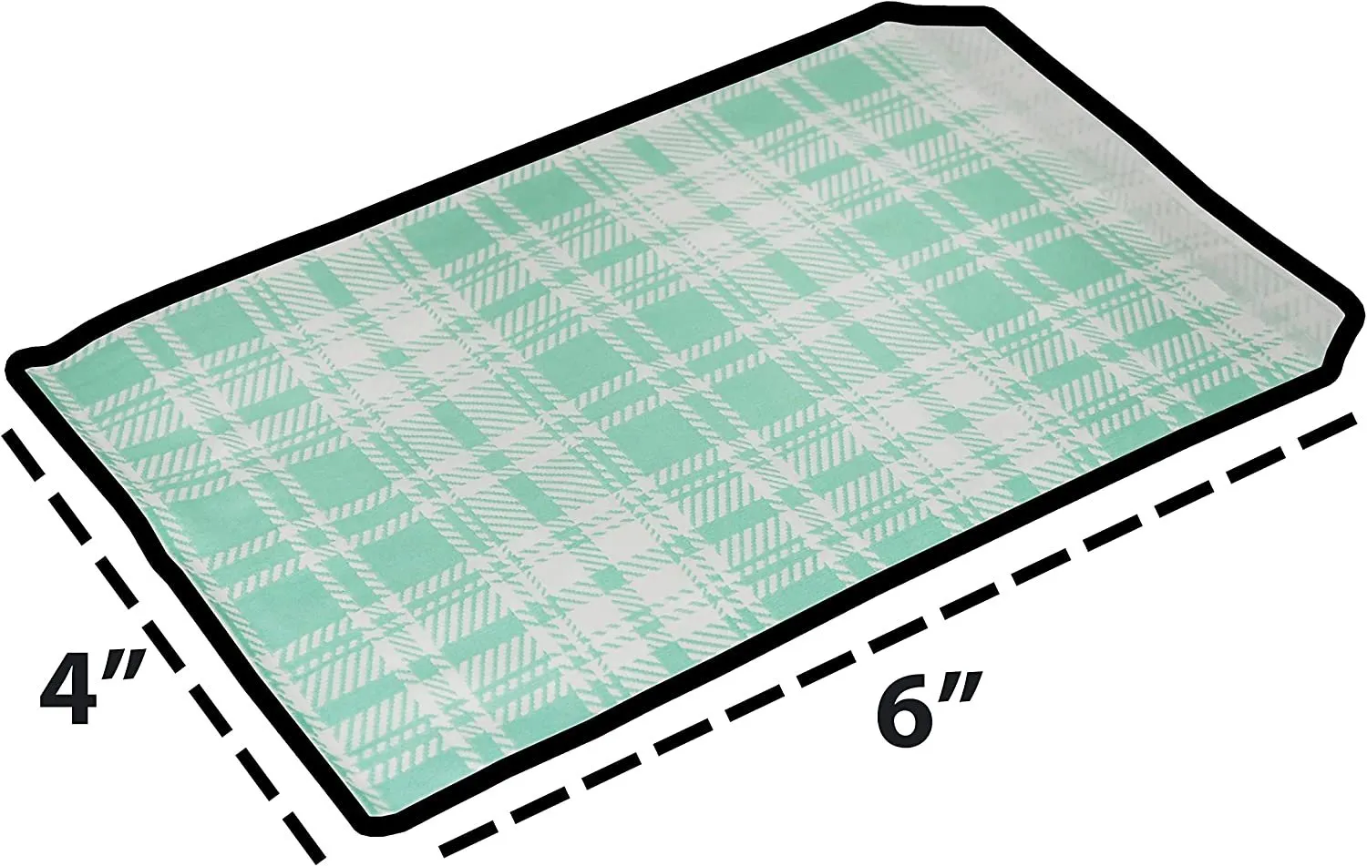 Mixed Plaid Pattern Flat Paper Gift Bags for Retail, Packaging, Party Favors, Merchandise, Crafts, Holidays, Weddings, and more.