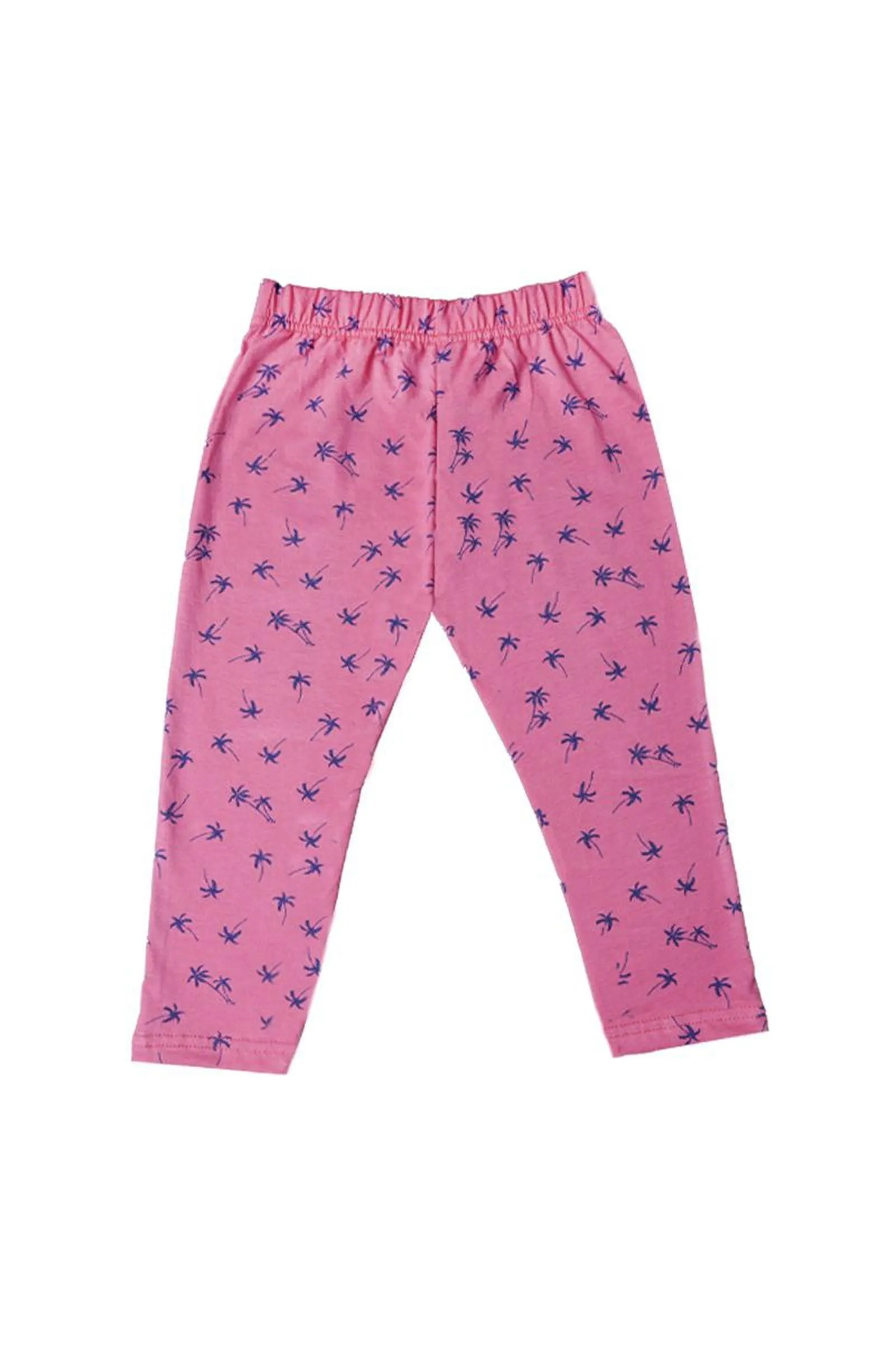 Pink Palm Lounge Wear Set