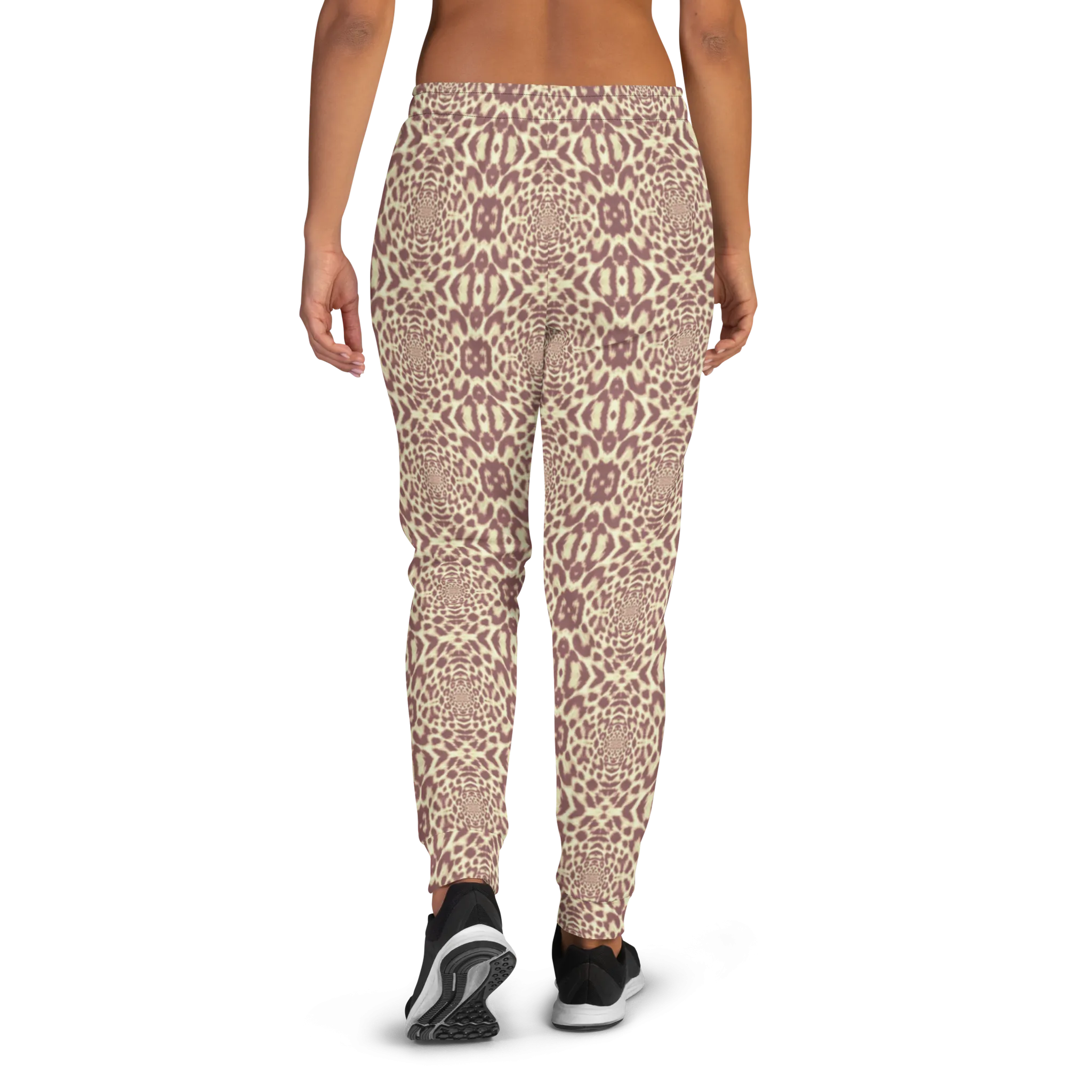 Recursia Contemplative Jaguar Women's Joggers In Pink