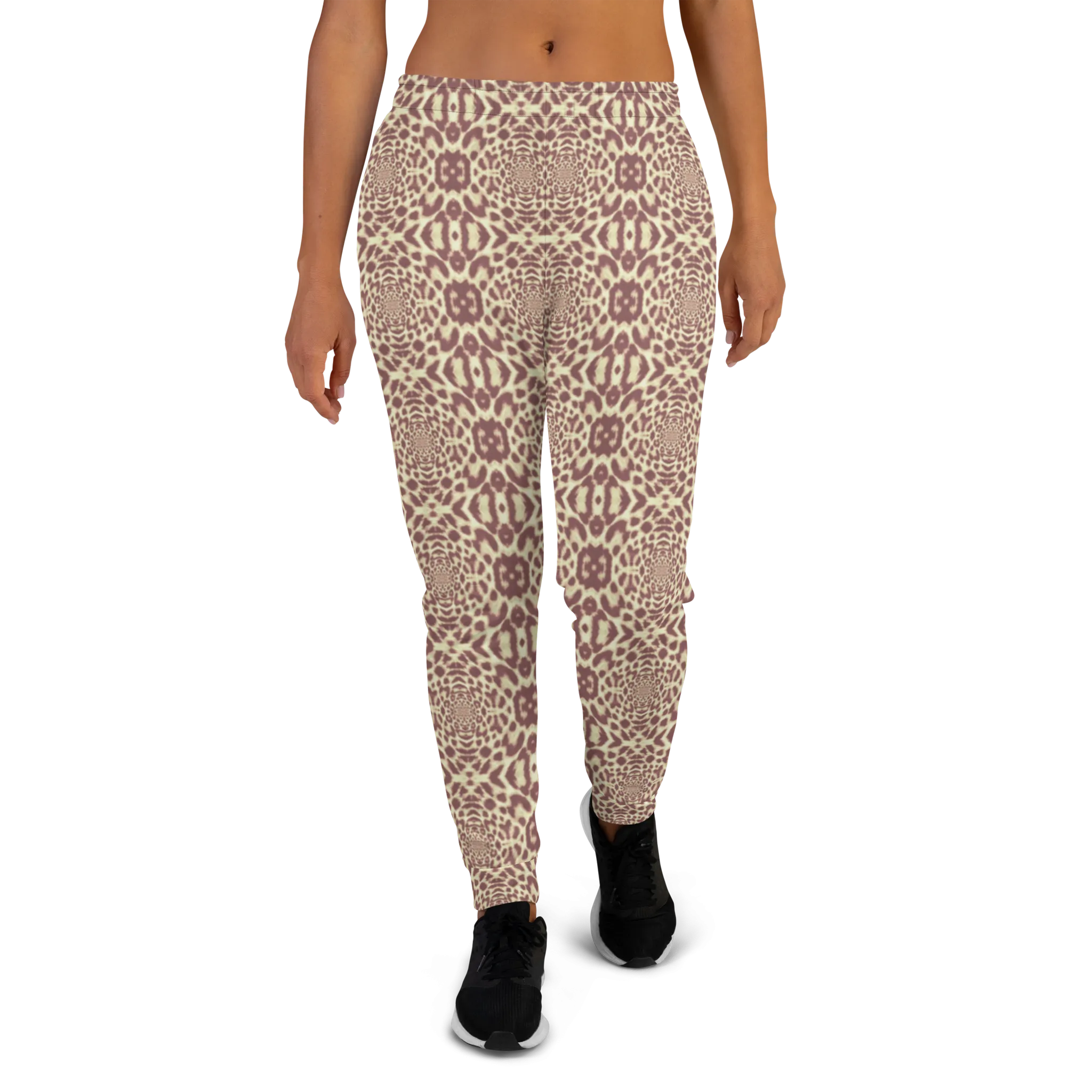 Recursia Contemplative Jaguar Women's Joggers In Pink