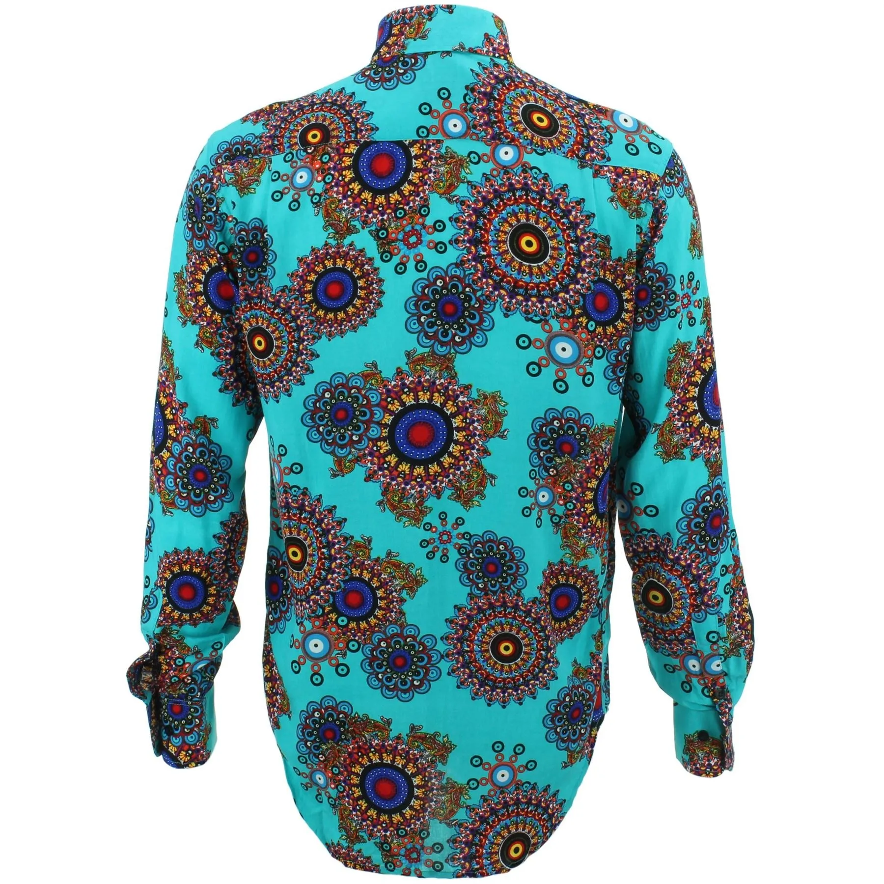 Regular Fit Long Sleeve Shirt - Fractal Suzani