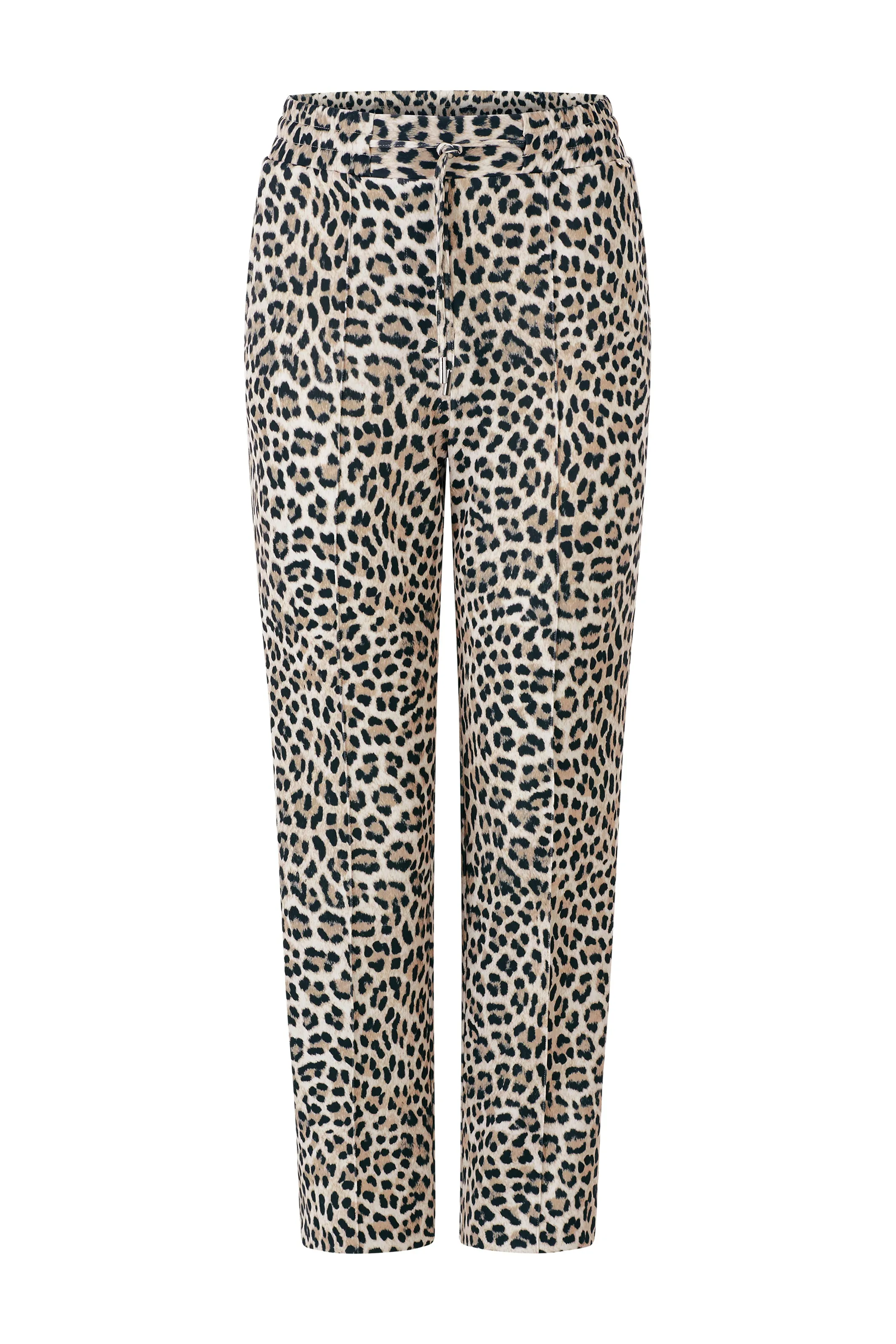RICH & ROYAL Leopard Print Trousers