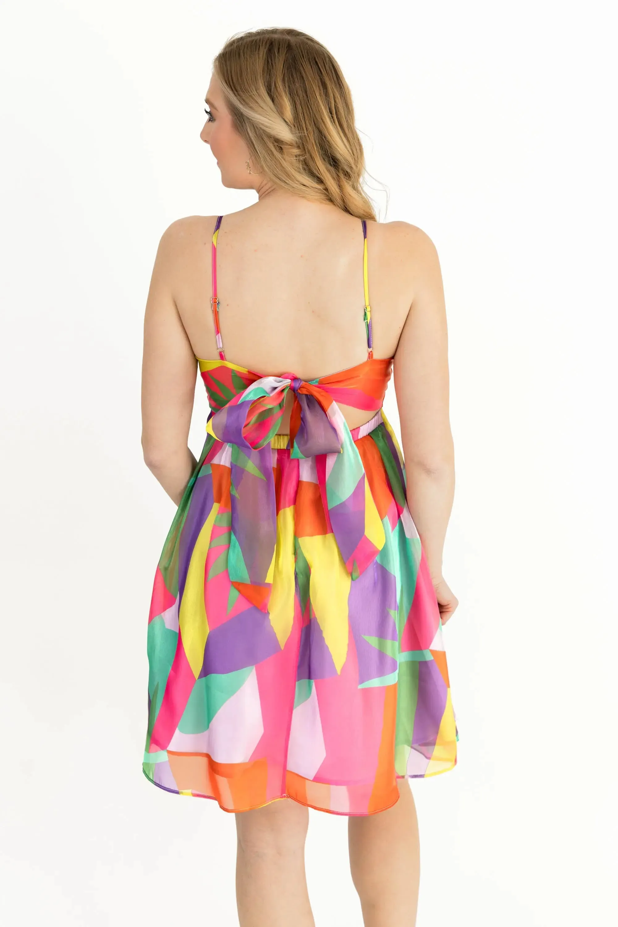 Shore-ly Yours Tropical Mini Dress