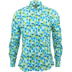 Slim Fit Long Sleeve Shirt - Daisies