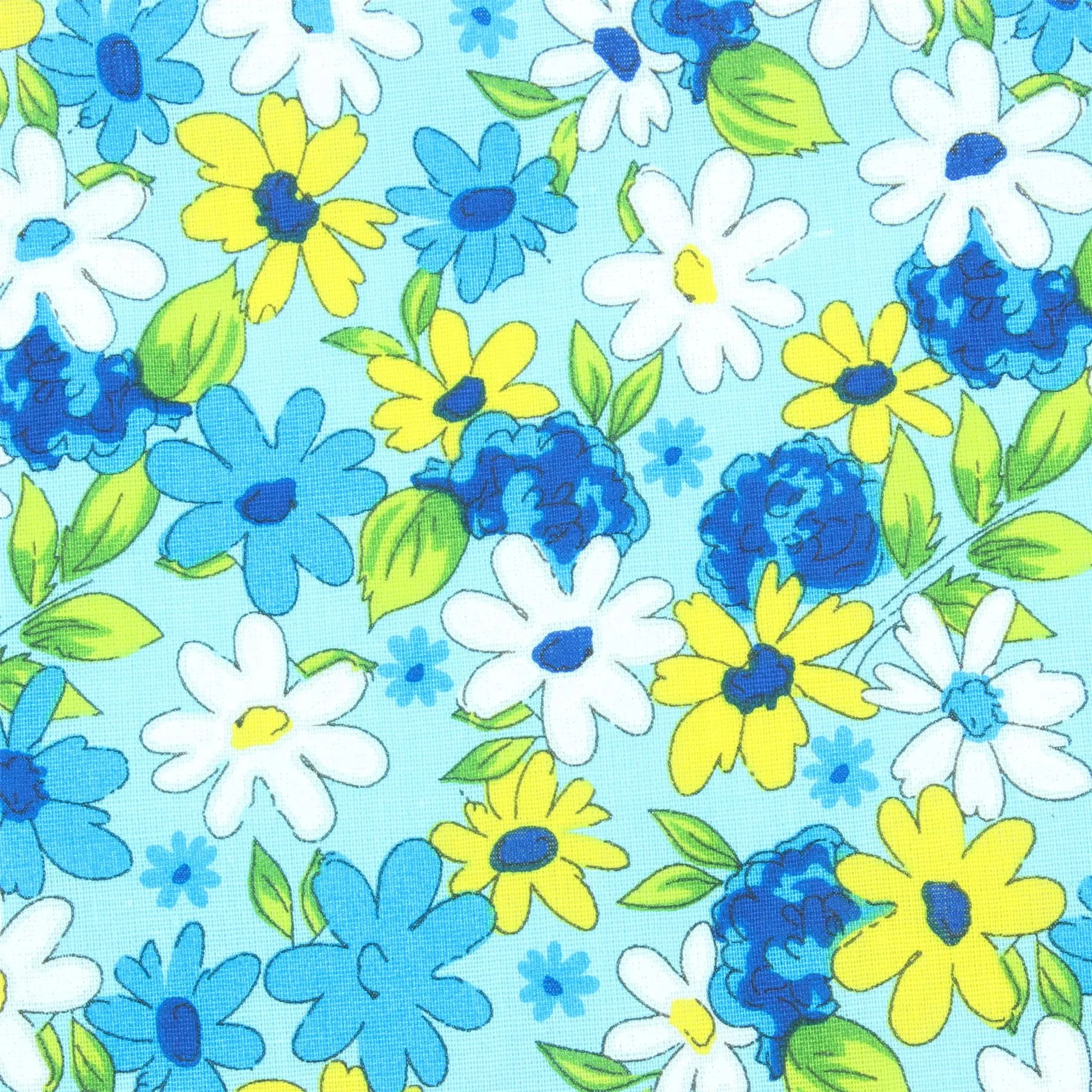 Slim Fit Long Sleeve Shirt - Daisies