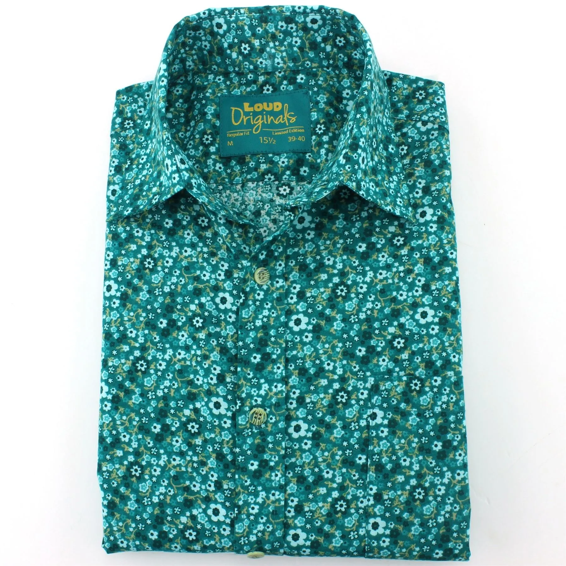 Slim Fit Long Sleeve Shirt - Ditzy Floral