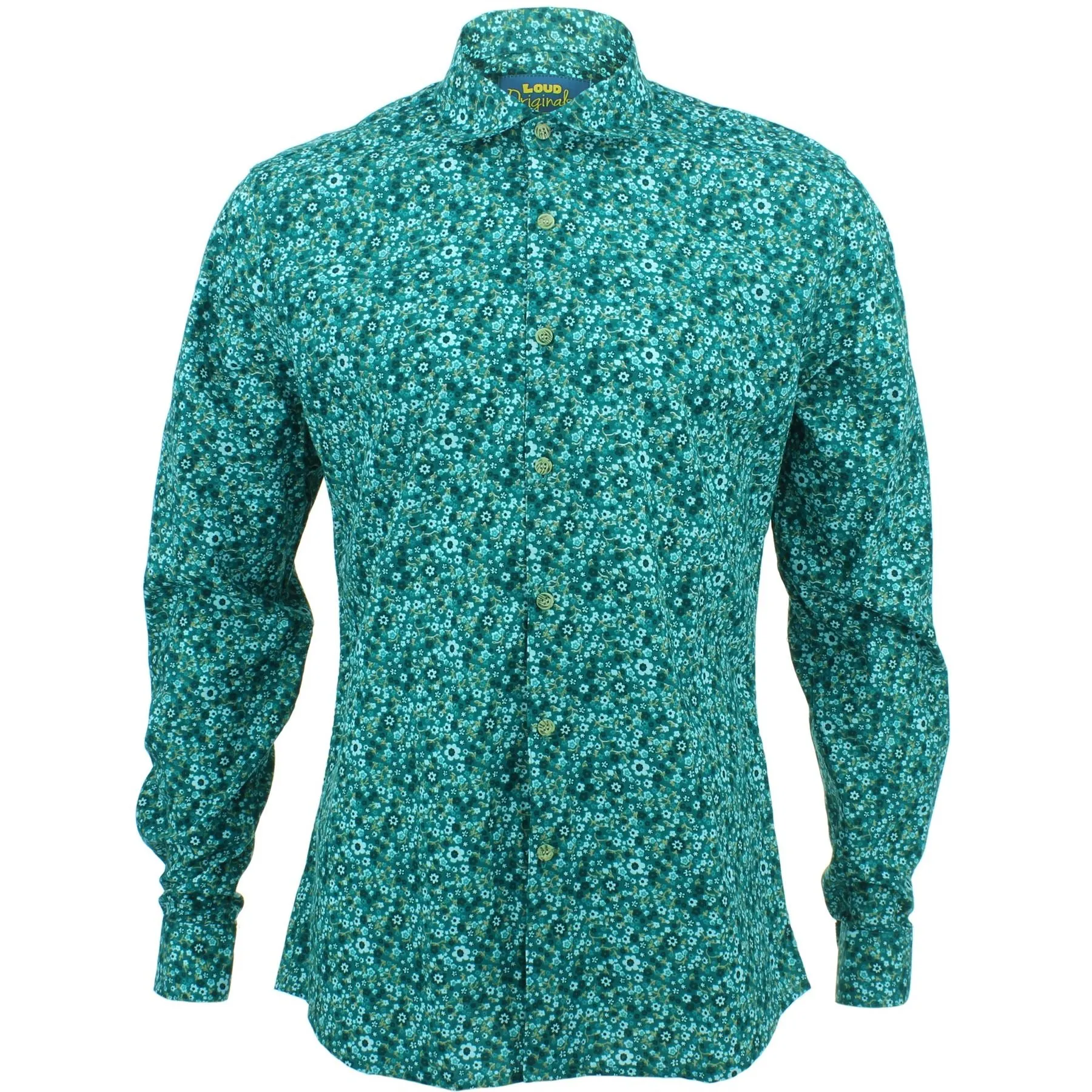 Slim Fit Long Sleeve Shirt - Ditzy Floral