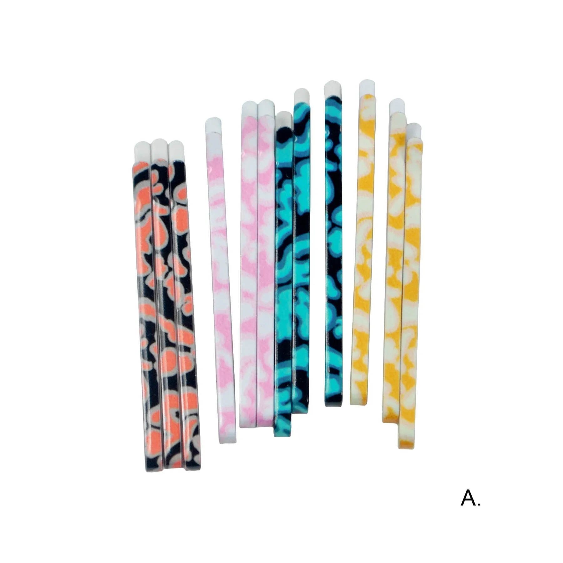 Small Ocean Tides Print Bobby Pin Set
