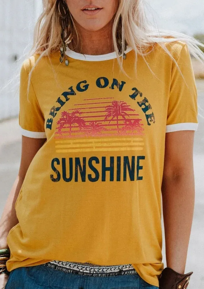 Stylish Women’s Summer Short Sleeve T-Shirts - Comfortable & Trendy
