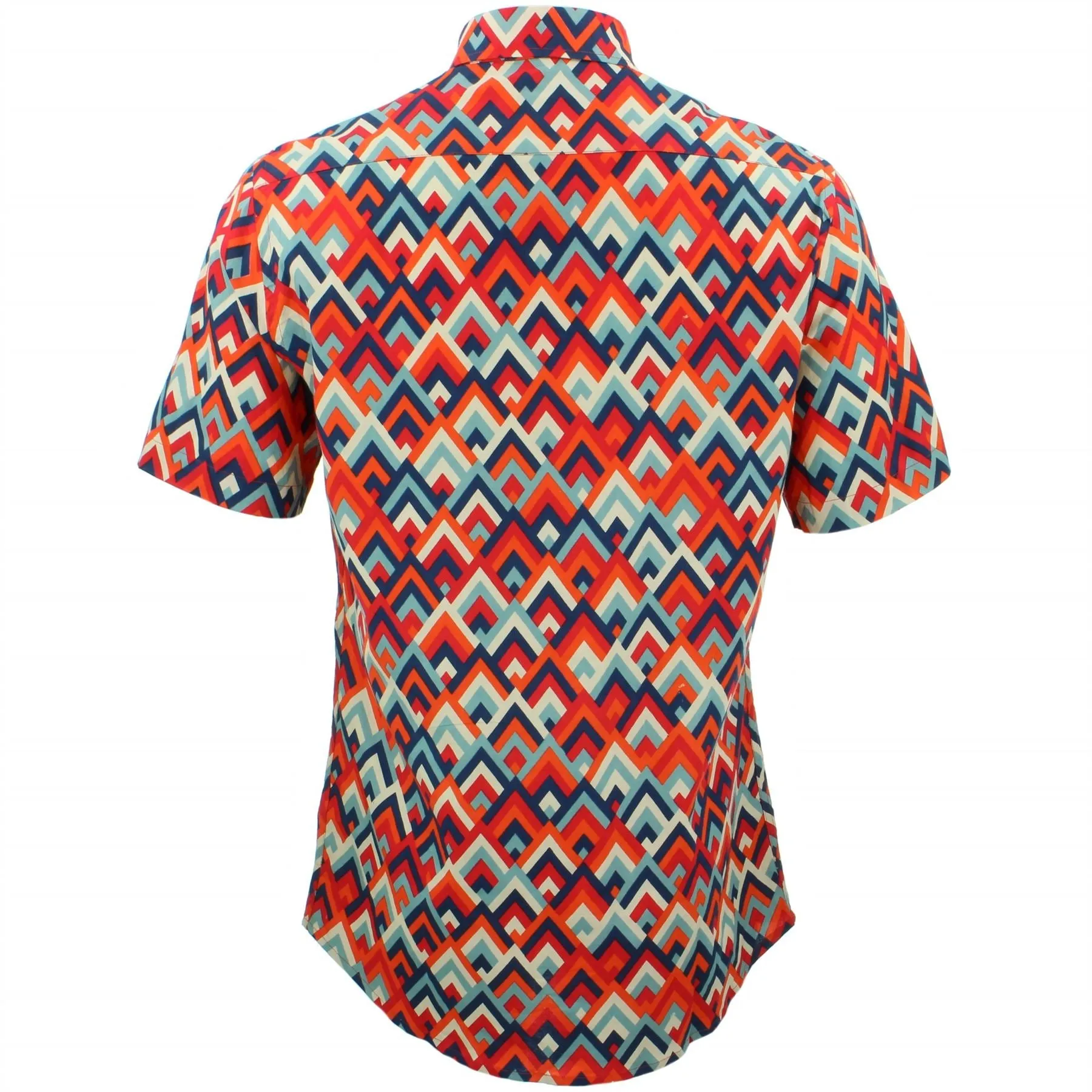 Tailored Fit Short Sleeve Shirt - Mountain